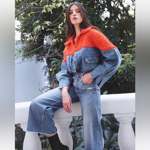 Levi’s Made & Crafted Native Mixed Media Trucker Jacket - Picture 17 of 17